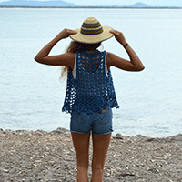 Sea Shell Vest - Short